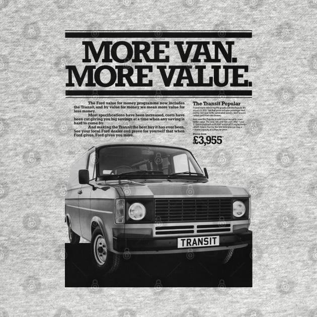 FORD TRANSIT POPULAR - advert by Throwback Motors